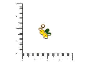 Dije Esmaltado Abeja #S01215 X 5 Unidades